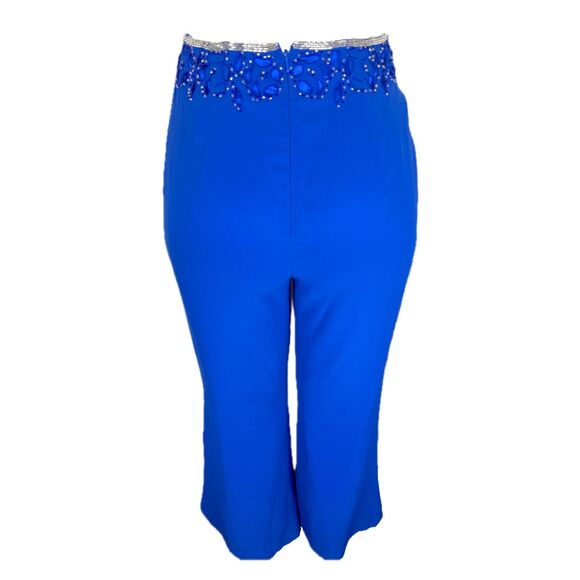 1990's Beaded Crop Top & Pants Set - Picture 7 of 10